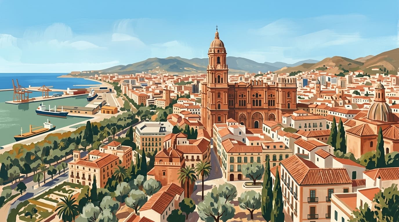 Málaga’s Grand Cathedral and the Transformed Waterfront