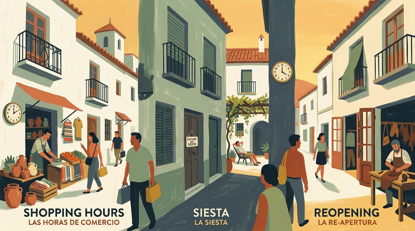 Shopping Hours and Siesta Guide for Andalucía