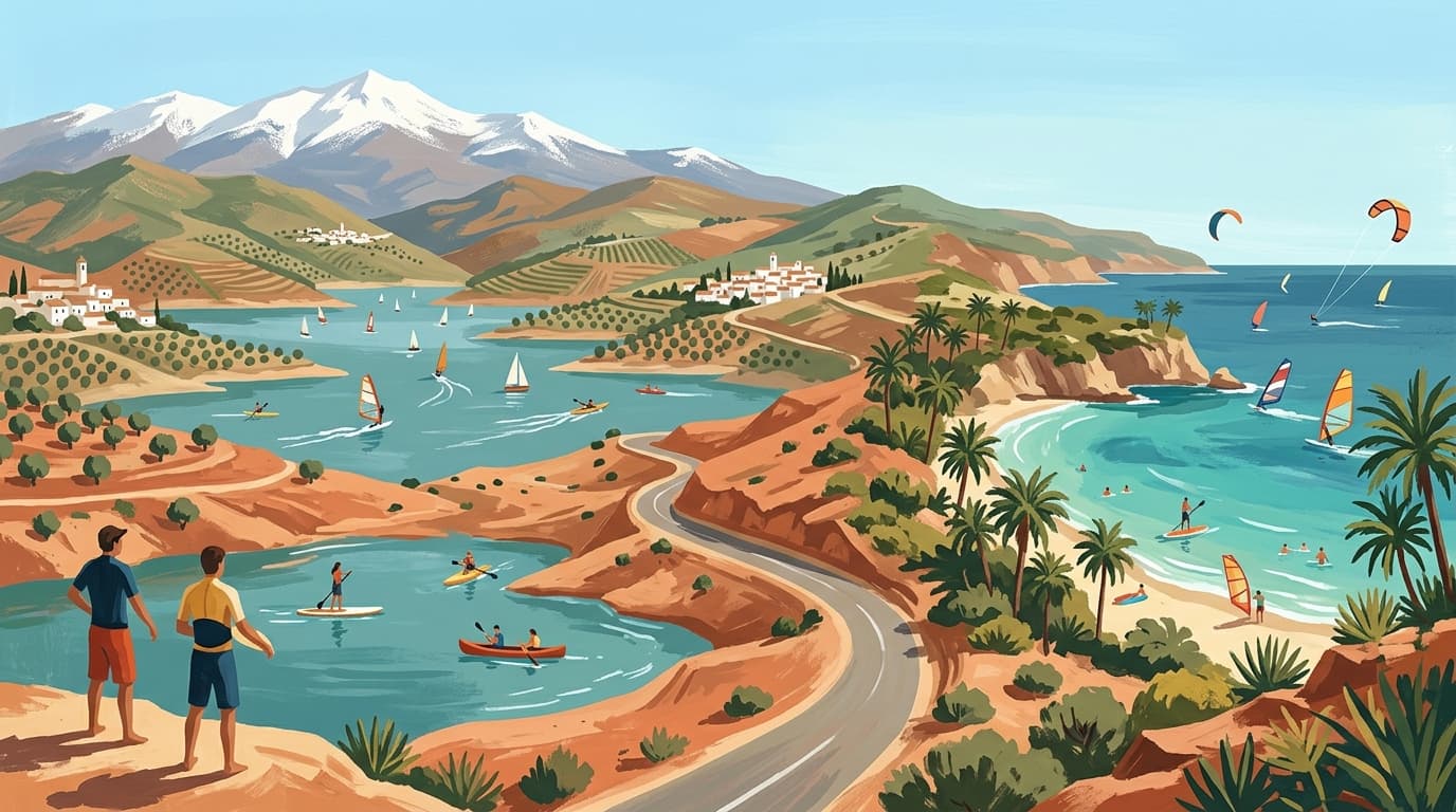 A Guide to Water Sports in Granada: From Reservoirs to the Tropical Coast