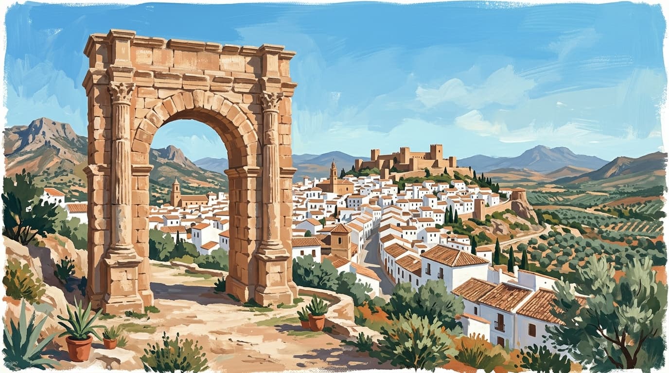 Antequera. Arco de los Gigantes