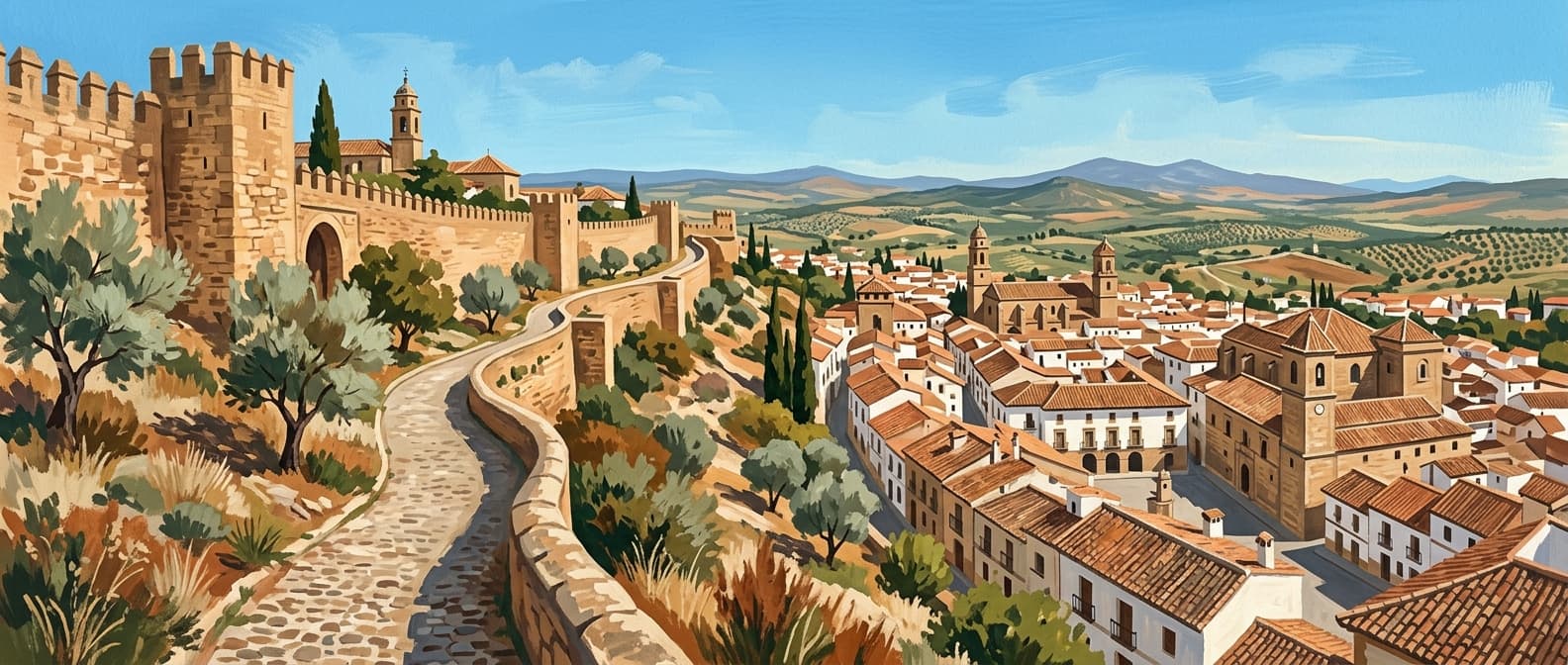 Paseo de las Murallas de Baeza